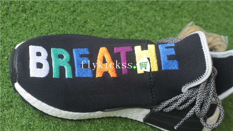 Pharrell Williams x Adidas NMD Human Race BREATHE WALK Black Colorful